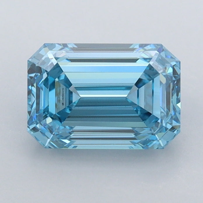 1.30 Carat Emerald Shaped, Ideal Cut, VVS1 Clarity, IGI Certified Lab Grown Diamond