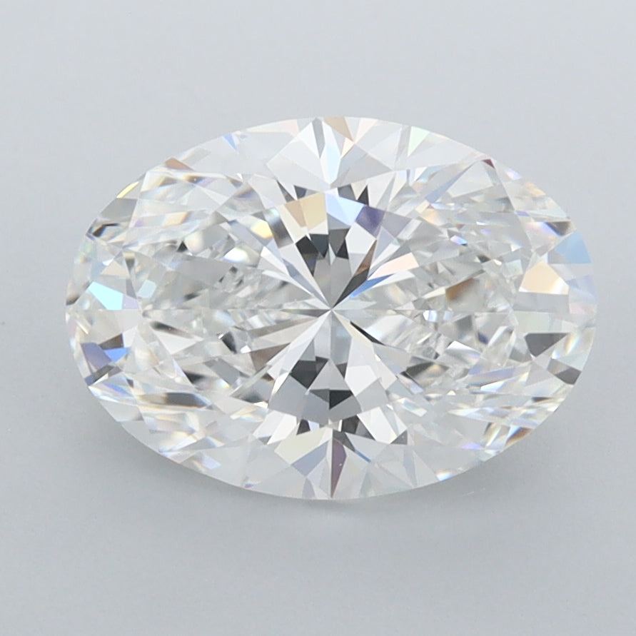 2.42 Carat Oval Shaped, Excellent Cut, D Color, IF Clarity, IGI Certified Lab Grown Diamond