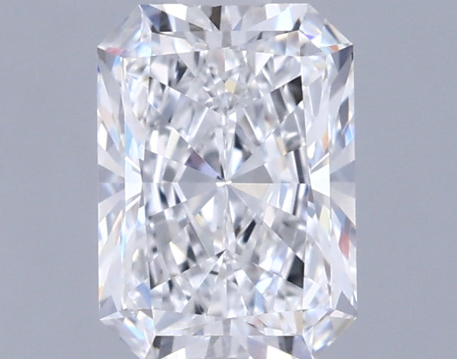 1.36 Carat Radiant Shaped, Ideal Cut, D Color, VVS1 Clarity, IGI Certified Lab Grown Diamond