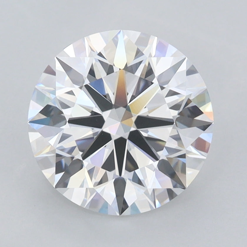 2.50 Carat Round Shaped, Ideal Cut, D Color, FL Clarity, IGI Certified Lab Grown Diamond