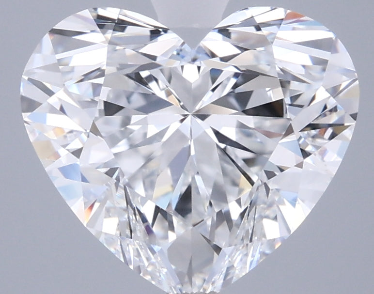 3.56 Carat Heart Shaped, Ideal Cut, D Color, VVS1 Clarity, IGI Certified Lab Grown Diamond