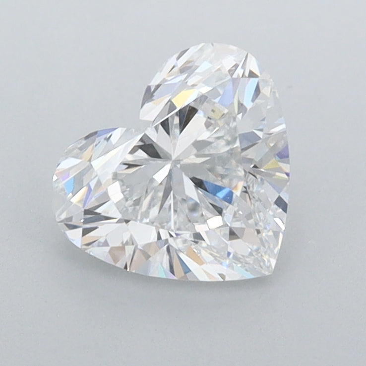 1.02 Carat Heart Shaped, Ideal Cut, D Color, VVS1 Clarity, IGI Certified Lab Grown Diamond