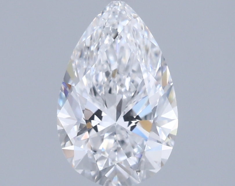 1.06 Carat Pear Shaped, Ideal Cut, D Color, VVS1 Clarity, IGI Certified Lab Grown Diamond