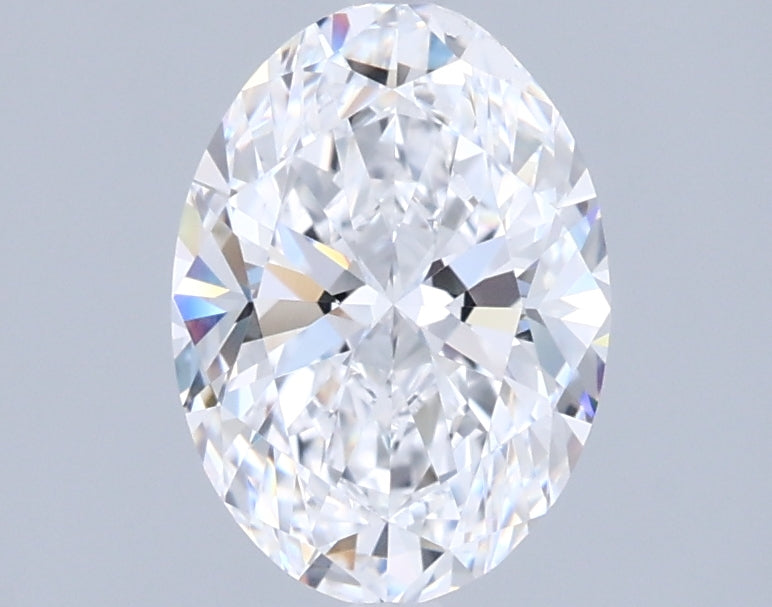 1.52 Carat Oval Shaped, Ideal Cut, D Color, VVS1 Clarity, IGI Certified Lab Grown Diamond