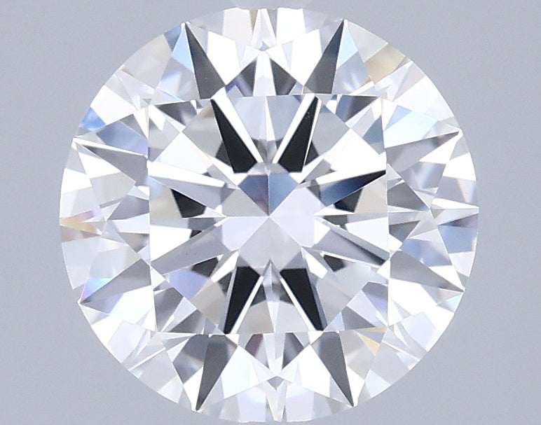 2.00 Carat Round Shaped, Excellent Cut, D Color, VVS1 Clarity, IGI Certified Lab Grown Diamond