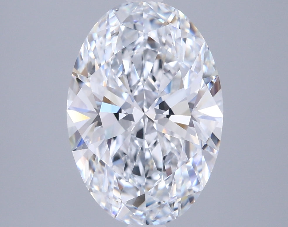 2.83 Carat Oval Shaped, Ideal Cut, E Color, FL Clarity, IGI Certified Lab Grown Diamond