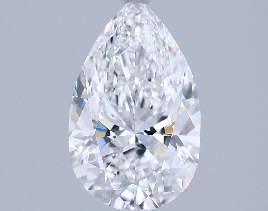 1.41 Carat Pear Shaped, Excellent Cut, D Color, VVS1 Clarity, IGI Certified Lab Grown Diamond