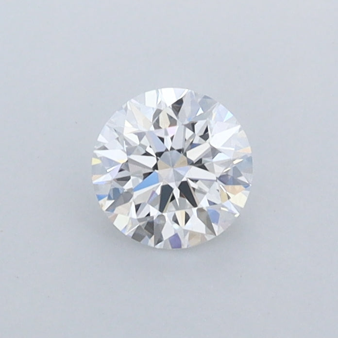 0.38 Carat Round Shaped, Ideal Cut, D Color, VS1 Clarity, IGI Certified Lab Grown Diamond