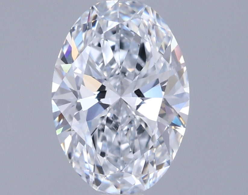 0.98 Carat Oval Shaped, Ideal Cut, F Color, VVS2 Clarity, IGI Certified Lab Grown Diamond