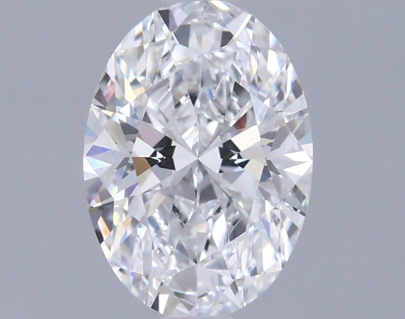 0.98 Carat Oval Shaped, Ideal Cut, D Color, VVS2 Clarity, IGI Certified Lab Grown Diamond