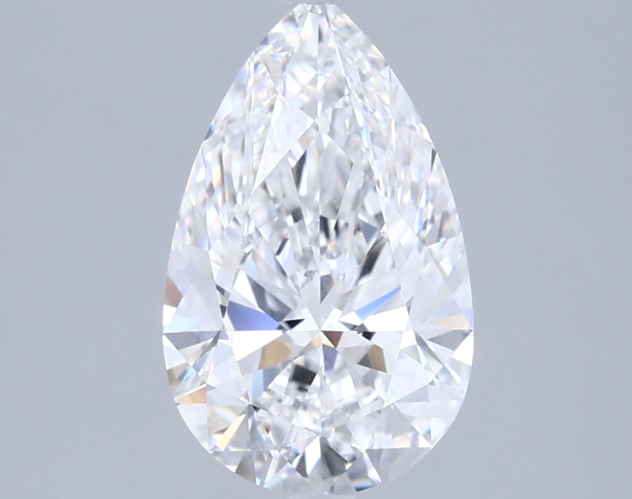 1.52 Carat Pear Shaped, Ideal Cut, D Color, VVS1 Clarity, IGI Certified Lab Grown Diamond