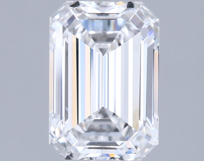 1.65 Carat Emerald Shaped, Ideal Cut, D Color, FL Clarity, IGI Certified Lab Grown Diamond