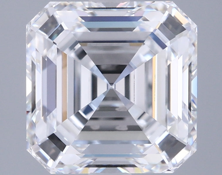 2.98 Carat Asscher Shaped, Ideal Cut, D Color, VVS1 Clarity, IGI Certified Lab Grown Diamond