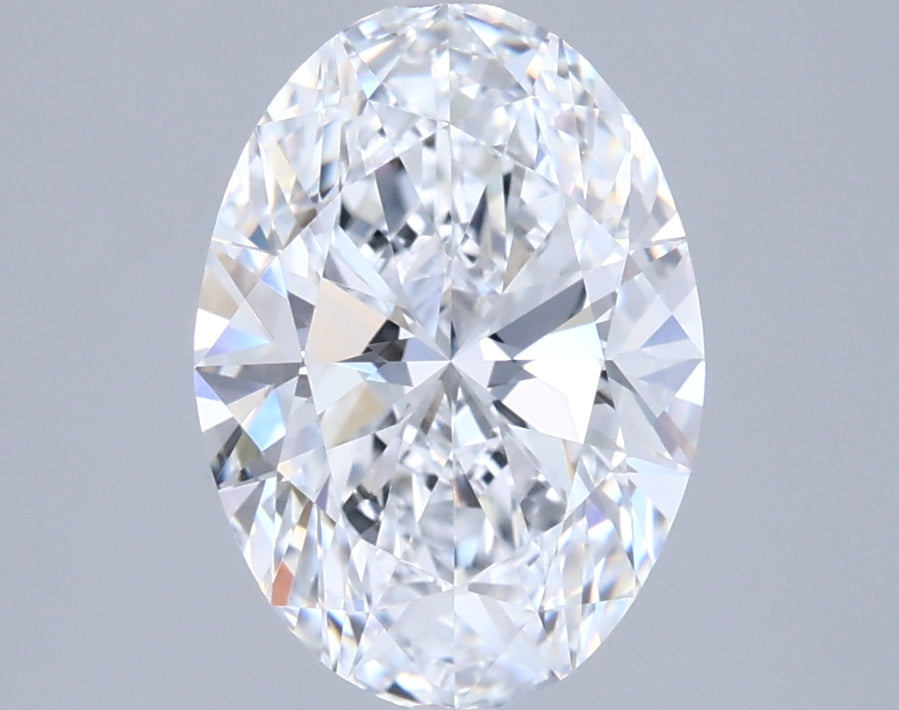 1.96 Carat Oval Shaped, Ideal Cut, D Color, FL Clarity, IGI Certified Lab Grown Diamond