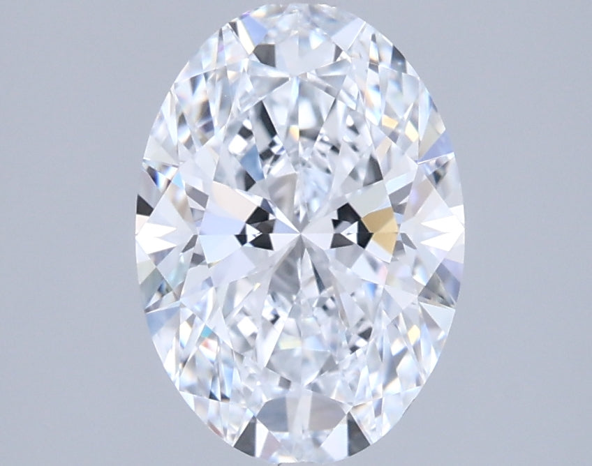 1.61 Carat Oval Shaped, Ideal Cut, F Color, FL Clarity, IGI Certified Lab Grown Diamond