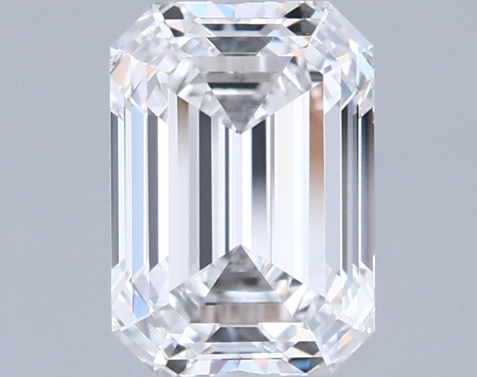 1.50 Carat Emerald Shaped, Ideal Cut, E Color, FL Clarity, IGI Certified Lab Grown Diamond