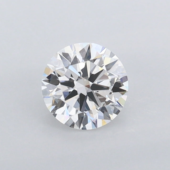 0.51 Carat Round Shaped, Excellent Cut, D Color, IF Clarity, IGI Certified Lab Grown Diamond