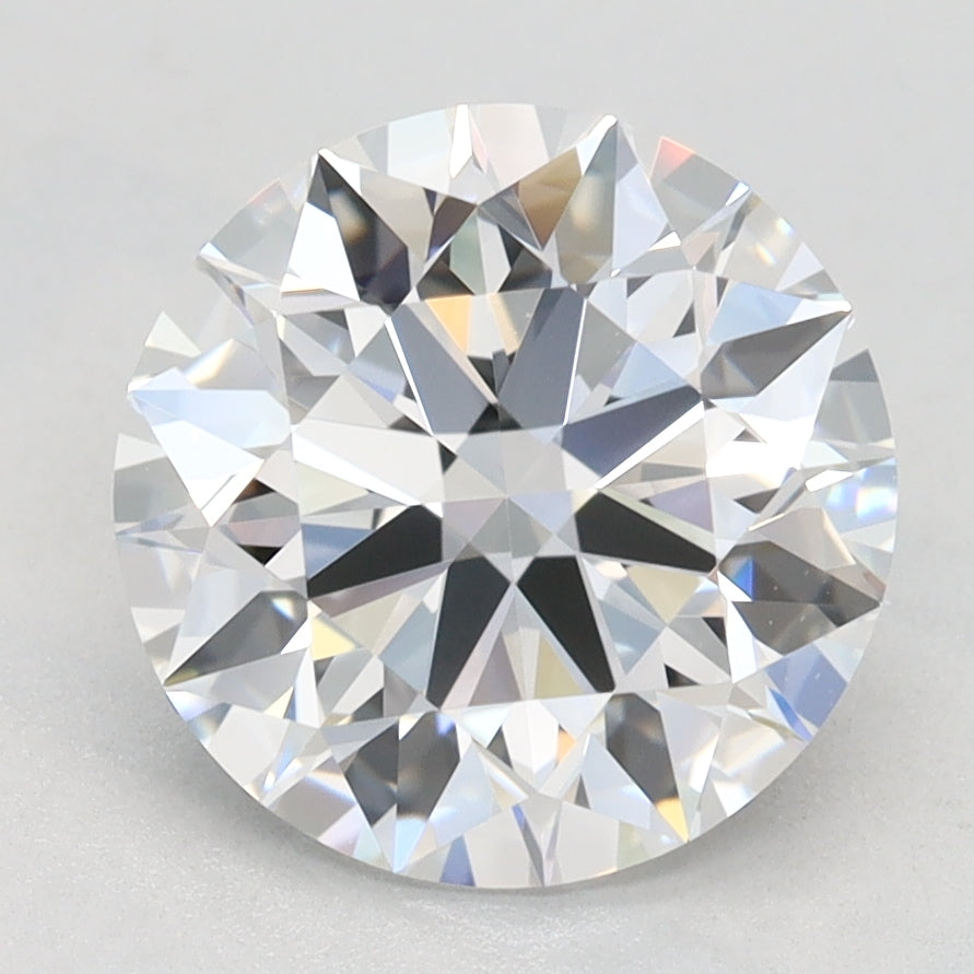 2.36 Carat Round Shaped, Ideal Cut, D Color, VVS1 Clarity, IGI Certified Lab Grown Diamond