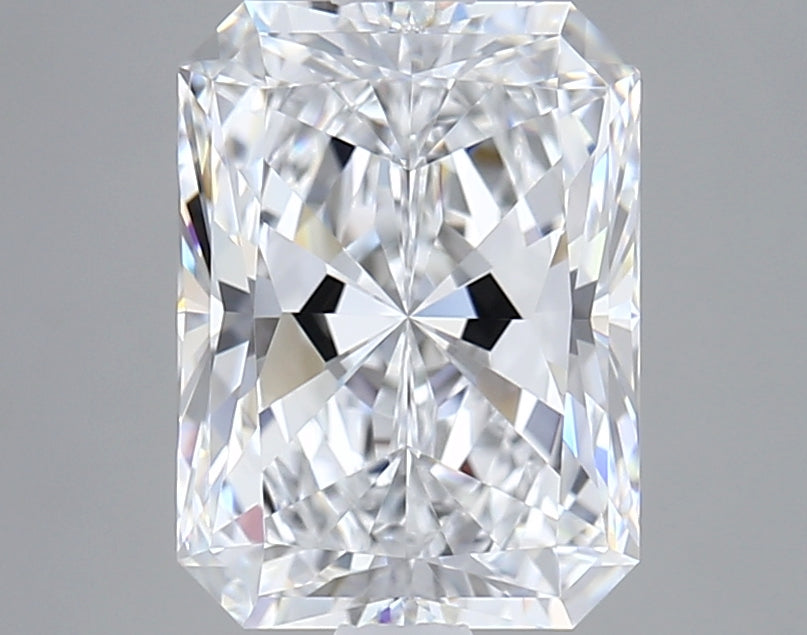 2.53 Carat Radiant Shaped, Excellent Cut, D Color, VVS1 Clarity, IGI Certified Lab Grown Diamond