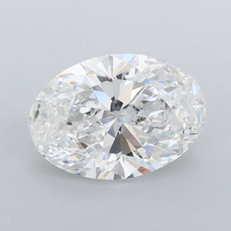 1.03 Carat Oval Shaped, Ideal Cut, D Color, FL Clarity, IGI Certified Lab Grown Diamond