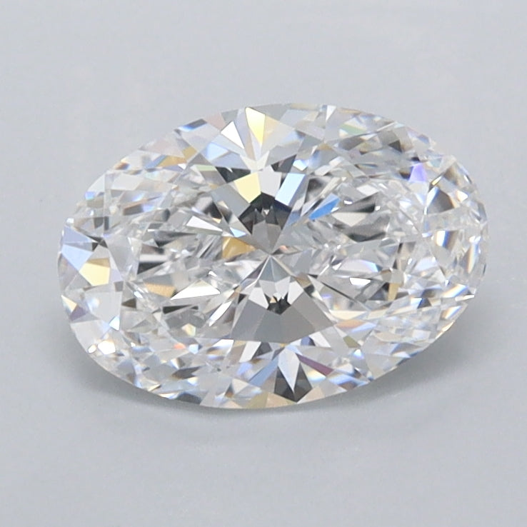 1.00 Carat Oval Shaped, Ideal Cut, D Color, VVS1 Clarity, IGI Certified Lab Grown Diamond