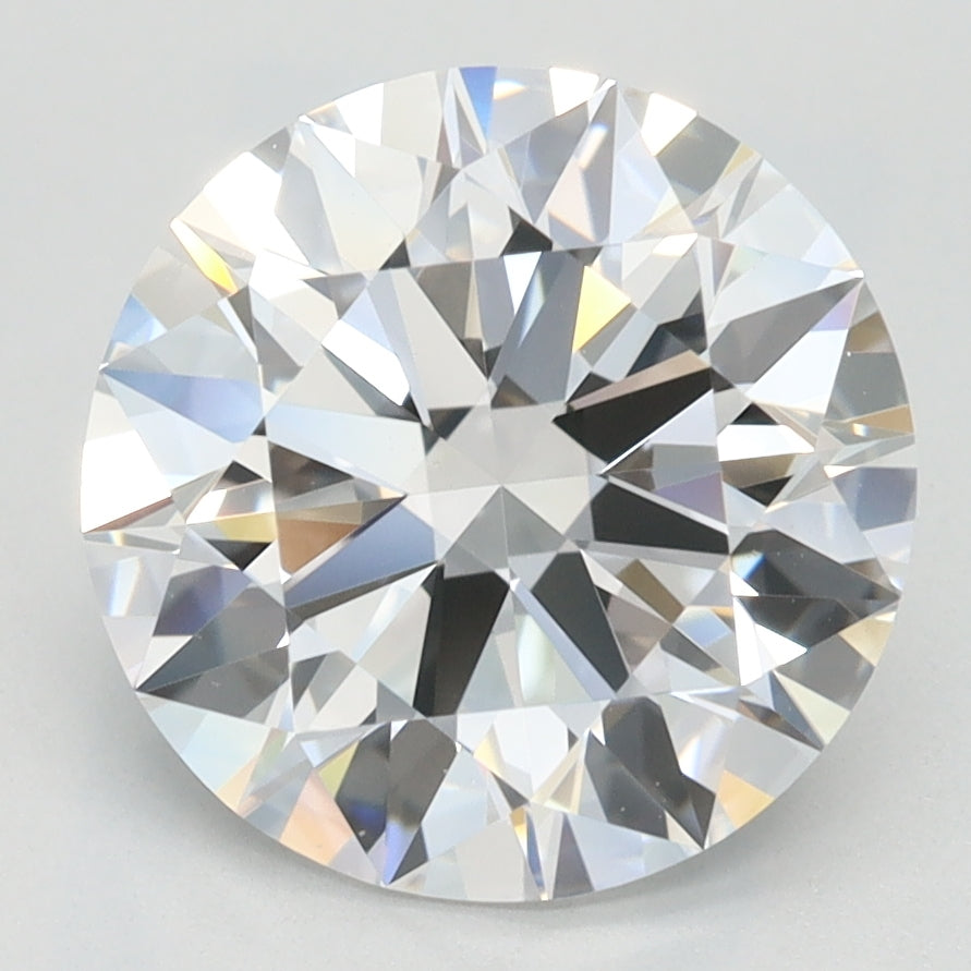 2.79 Carat Round Shaped, Ideal Cut, D Color, VVS1 Clarity, IGI Certified Lab Grown Diamond