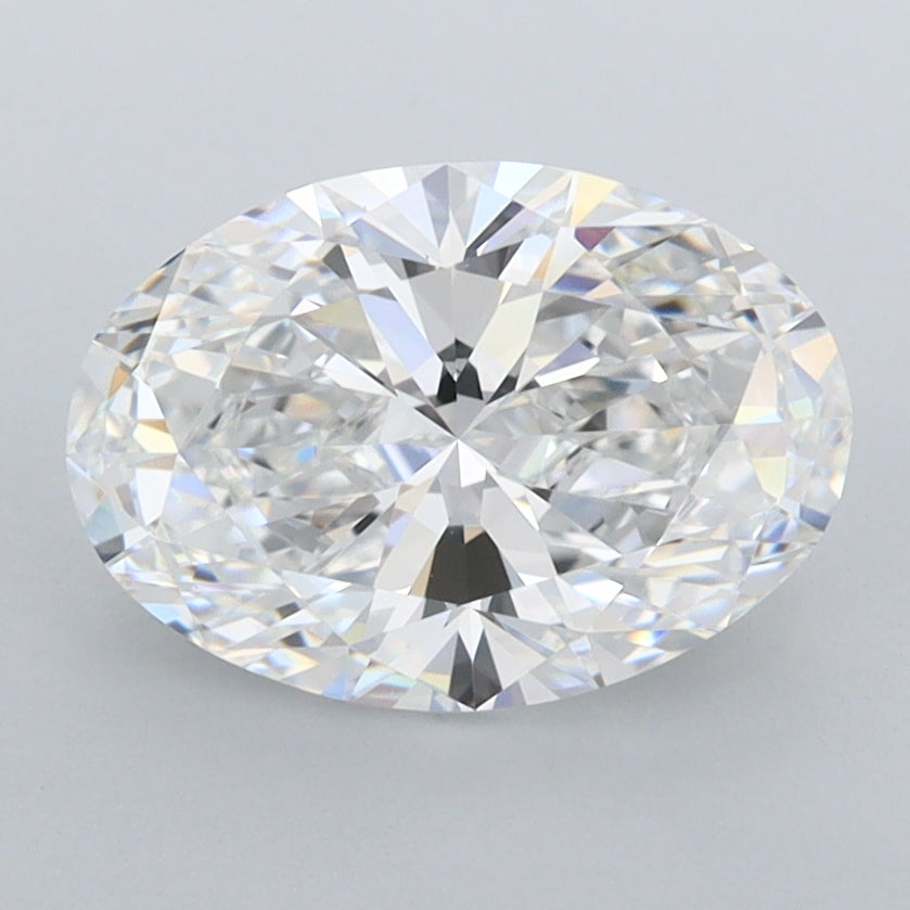 1.97 Carat Oval Shaped, Ideal Cut, D Color, FL Clarity, IGI Certified Lab Grown Diamond