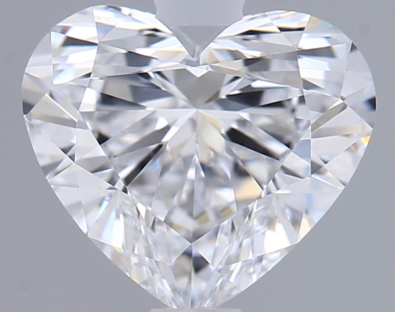 1.31 Carat Heart Shaped, Ideal Cut, D Color, VVS1 Clarity, IGI Certified Lab Grown Diamond