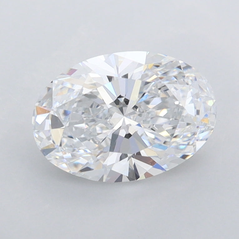 1.18 Carat Oval Shaped, Ideal Cut, D Color, FL Clarity, IGI Certified Lab Grown Diamond