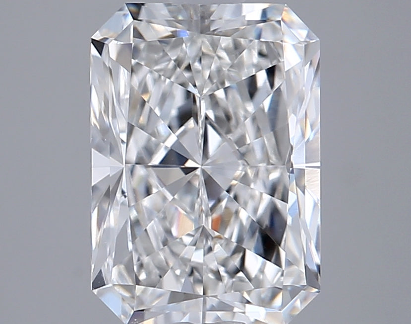 2.01 Carat Radiant Shaped, Ideal Cut, D Color, VVS1 Clarity, IGI Certified Lab Grown Diamond