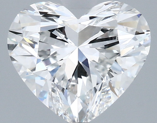 1.53 Carat Heart Shaped, Ideal Cut, E Color, VVS1 Clarity, IGI Certified Lab Grown Diamond