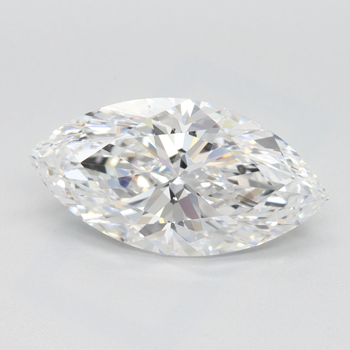 2.01 Carat Marquise Shaped, Ideal Cut, D Color, VVS1 Clarity, IGI Certified Lab Grown Diamond