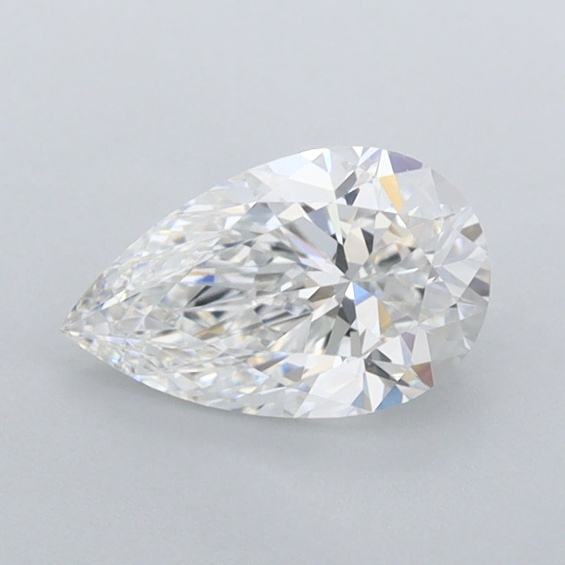 1.02 Carat Pear Shaped, Ideal Cut, E Color, FL Clarity, IGI Certified Lab Grown Diamond