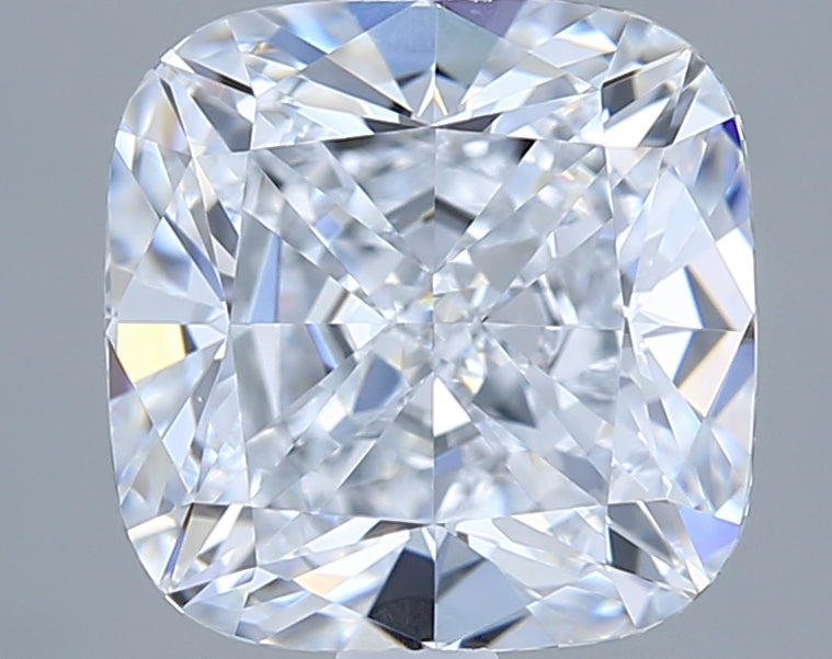 2.53 Carat Cushion Shaped, Ideal Cut, D Color, VVS1 Clarity, IGI Certified Lab Grown Diamond