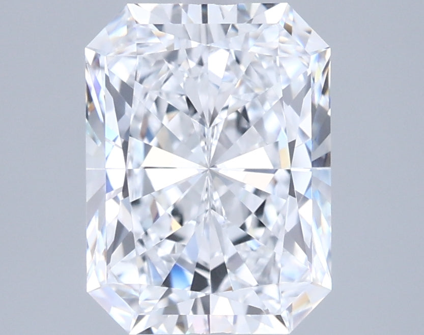 2.32 Carat Radiant Shaped, Ideal Cut, E Color, VVS1 Clarity, IGI Certified Lab Grown Diamond