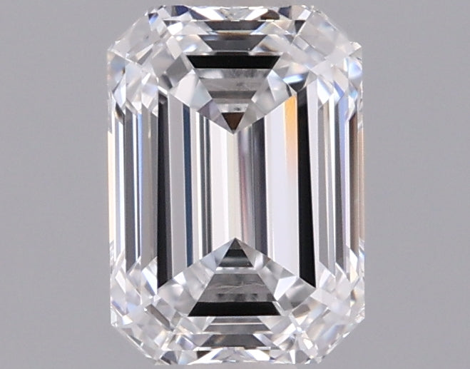 1.04 Carat Emerald Shaped, Ideal Cut, D Color, VVS1 Clarity, IGI Certified Lab Grown Diamond