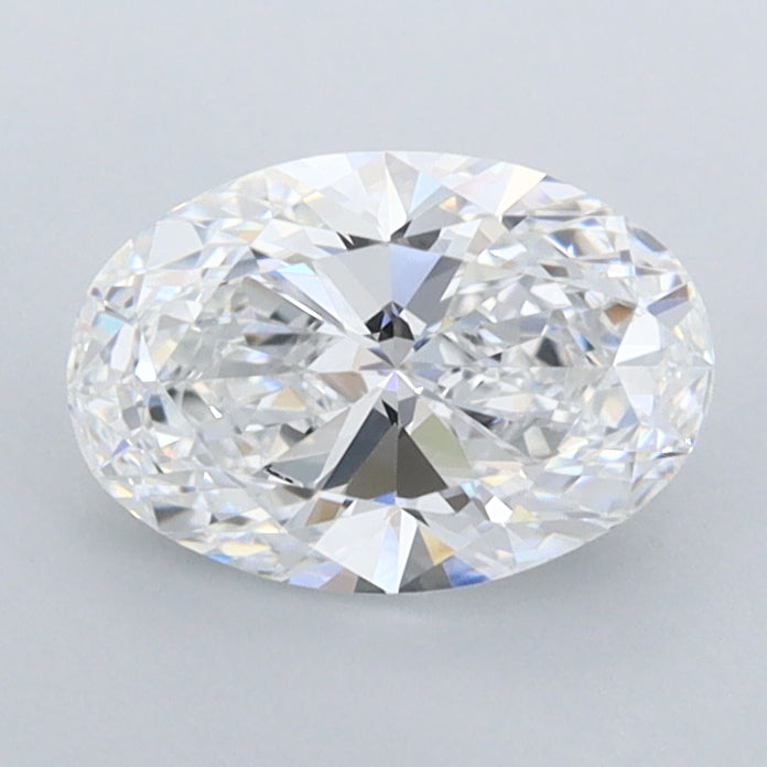 1.05 Carat Oval Shaped, Ideal Cut, D Color, IF Clarity, IGI Certified Lab Grown Diamond
