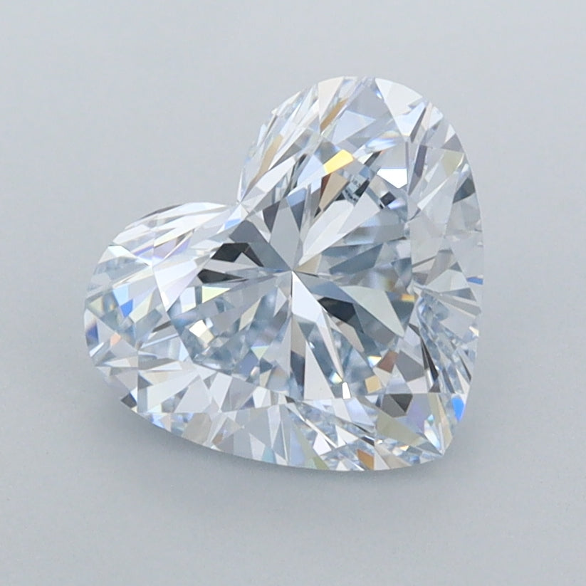 1.52 Carat Heart Shaped, Excellent Cut, VVS1 Clarity, IGI Certified Lab Grown Diamond