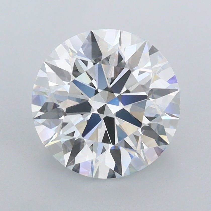 1.93 Carat Round Shaped, Ideal Cut, E Color, FL Clarity, IGI Certified Lab Grown Diamond