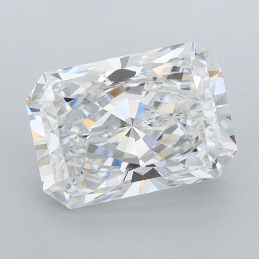 2.02 Carat Radiant Shaped, Ideal Cut, D Color, FL Clarity, IGI Certified Lab Grown Diamond