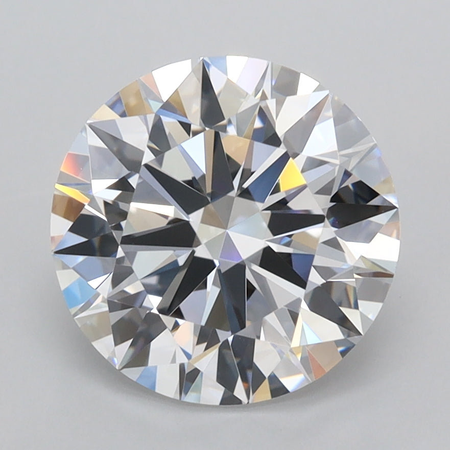 2.86 Carat Round Shaped, Ideal Cut, D Color, VVS1 Clarity, IGI Certified Lab Grown Diamond