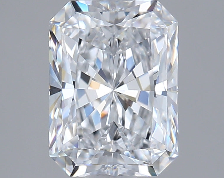 1.51 Carat Radiant Shaped, Ideal Cut, D Color, VVS1 Clarity, IGI Certified Lab Grown Diamond