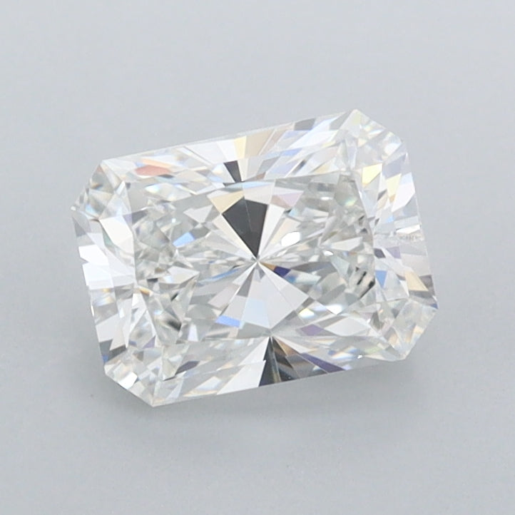 1.02 Carat Radiant Shaped, Excellent Cut, E Color, FL Clarity, IGI Certified Lab Grown Diamond