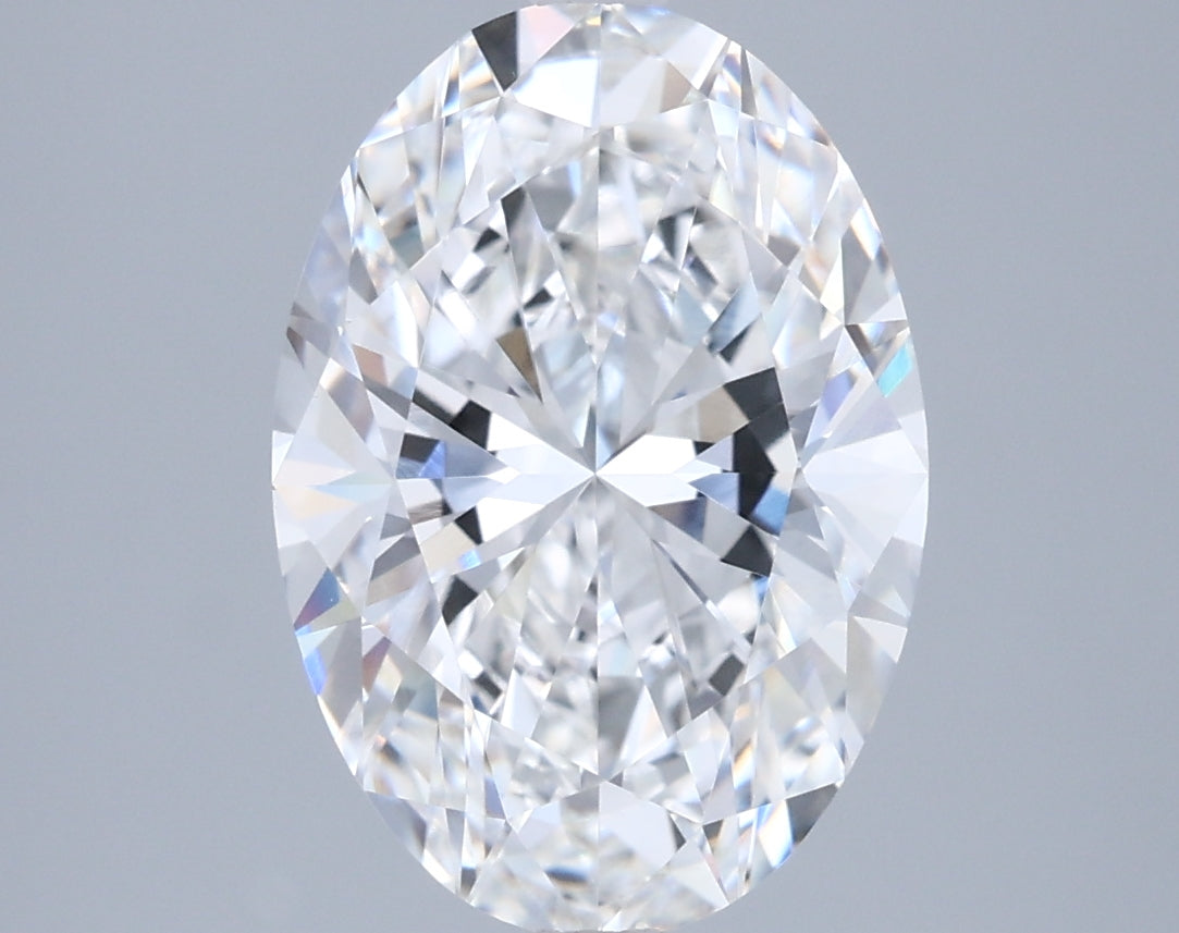 3.07 Carat Oval Shaped, Ideal Cut, E Color, VVS1 Clarity, IGI Certified Lab Grown Diamond
