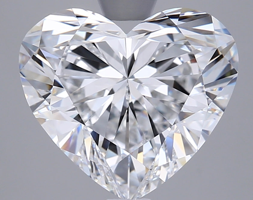 3.01 Carat Heart Shaped, Ideal Cut, D Color, VVS1 Clarity, IGI Certified Lab Grown Diamond