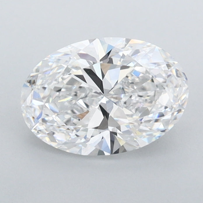 1.02 Carat Oval Shaped, Ideal Cut, D Color, FL Clarity, IGI Certified Lab Grown Diamond