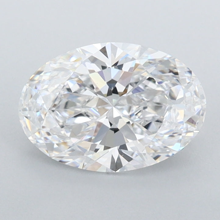 1.18 Carat Oval Shaped, Ideal Cut, D Color, FL Clarity, IGI Certified Lab Grown Diamond