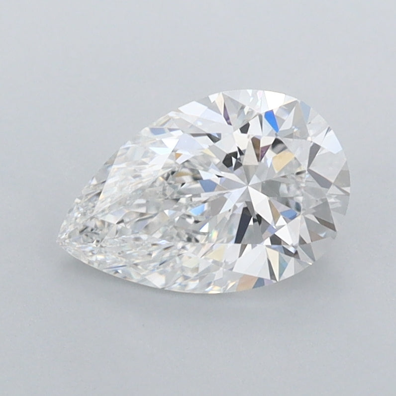 1.01 Carat Pear Shaped, Ideal Cut, E Color, IF Clarity, IGI Certified Lab Grown Diamond