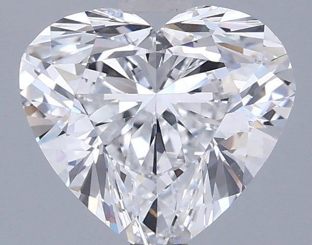 1.46 Carat Heart Shaped, Ideal Cut, D Color, VVS1 Clarity, IGI Certified Lab Grown Diamond