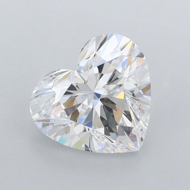 1.21 Carat Heart Shaped, Ideal Cut, D Color, IF Clarity, IGI Certified Lab Grown Diamond
